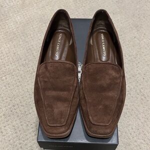 Vince Camuto Women’s Chocolate Suede Slip-Ons